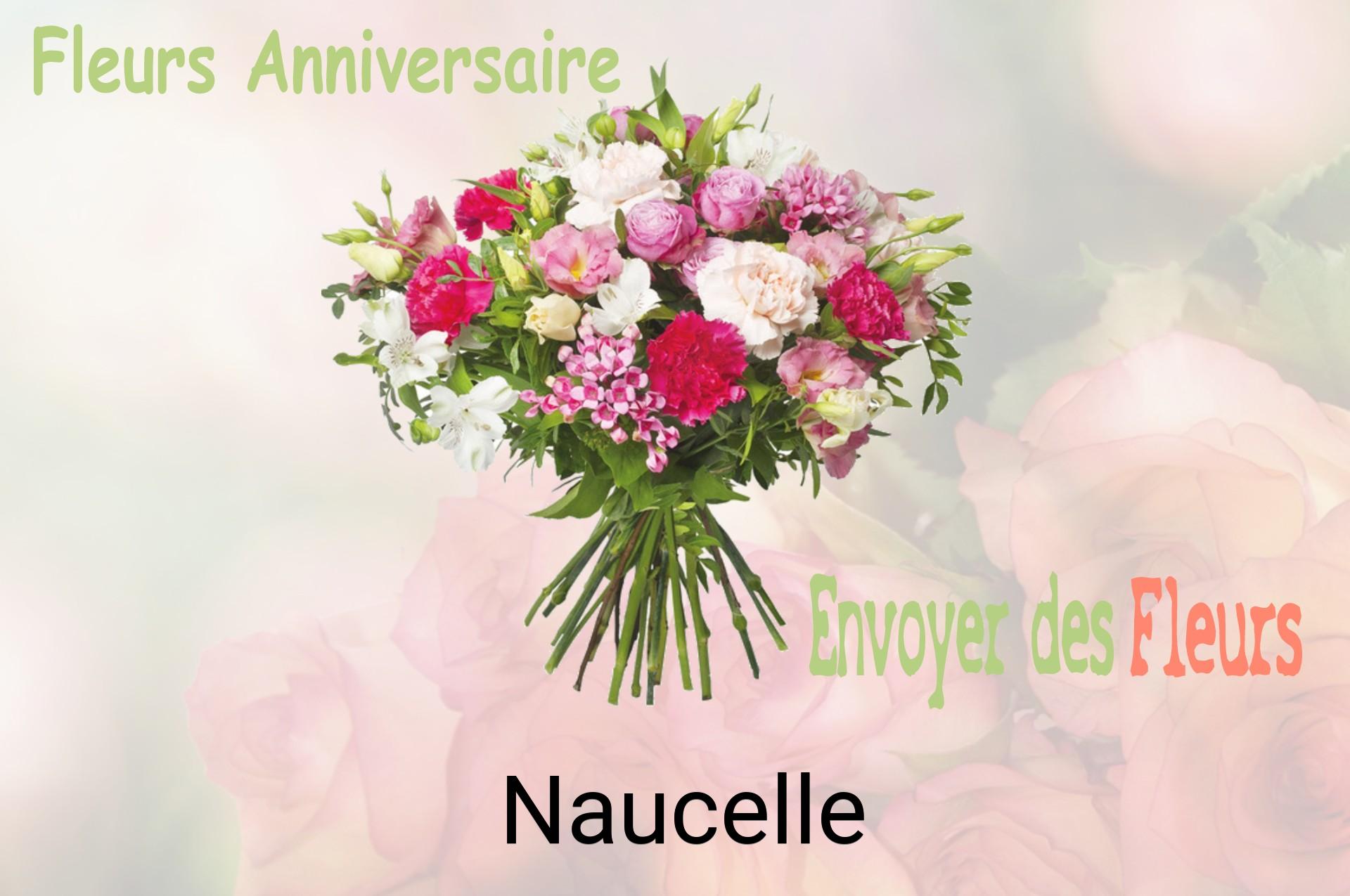 Bouquet de fleurs d’anniversaire livré à Naucelle